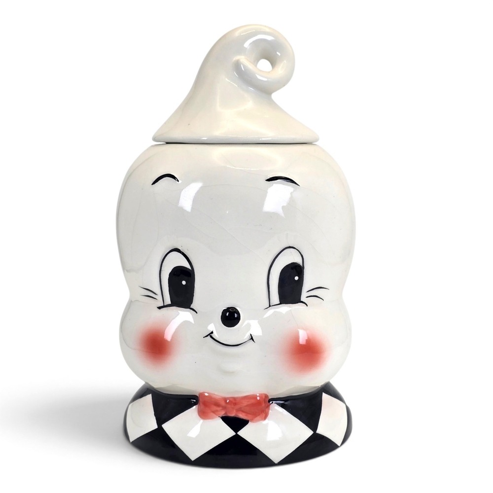 Johanna Parker Ghost Cone Head Canister Carnival Cottage Magenta Halloween READ